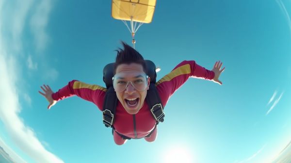 Ressentir l'adrénaline d'un saut en parachute en toute sécurité