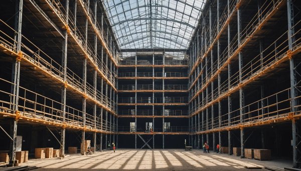 Échafaudage bâtiment : guide pratique pour vos projets réussis